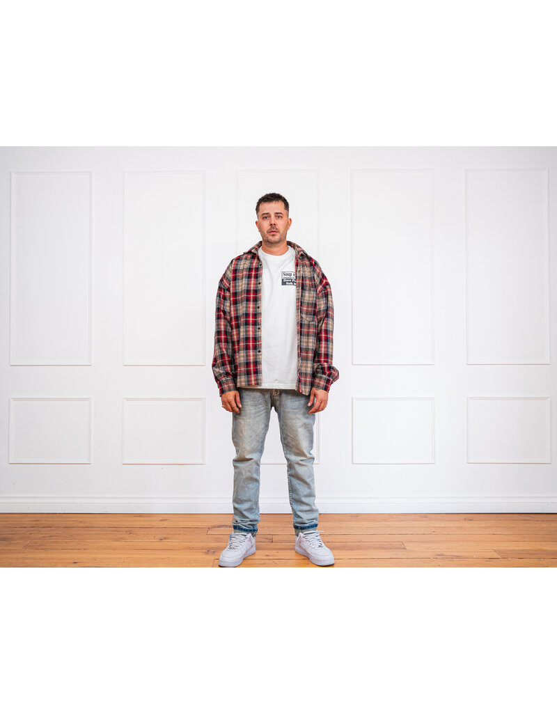 MR Clothing Men Stressed Plaid