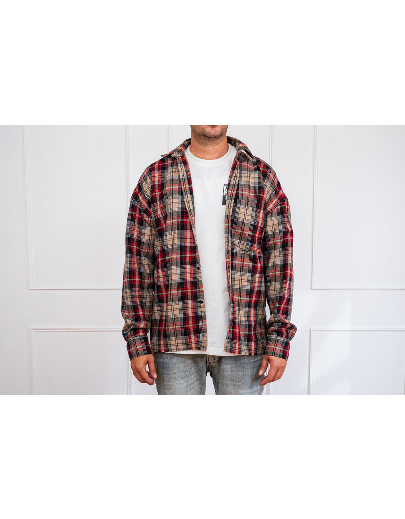 MR Clothing Men Stressed Plaid