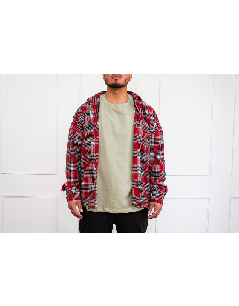 MR Clothing Men Stressed Plaid