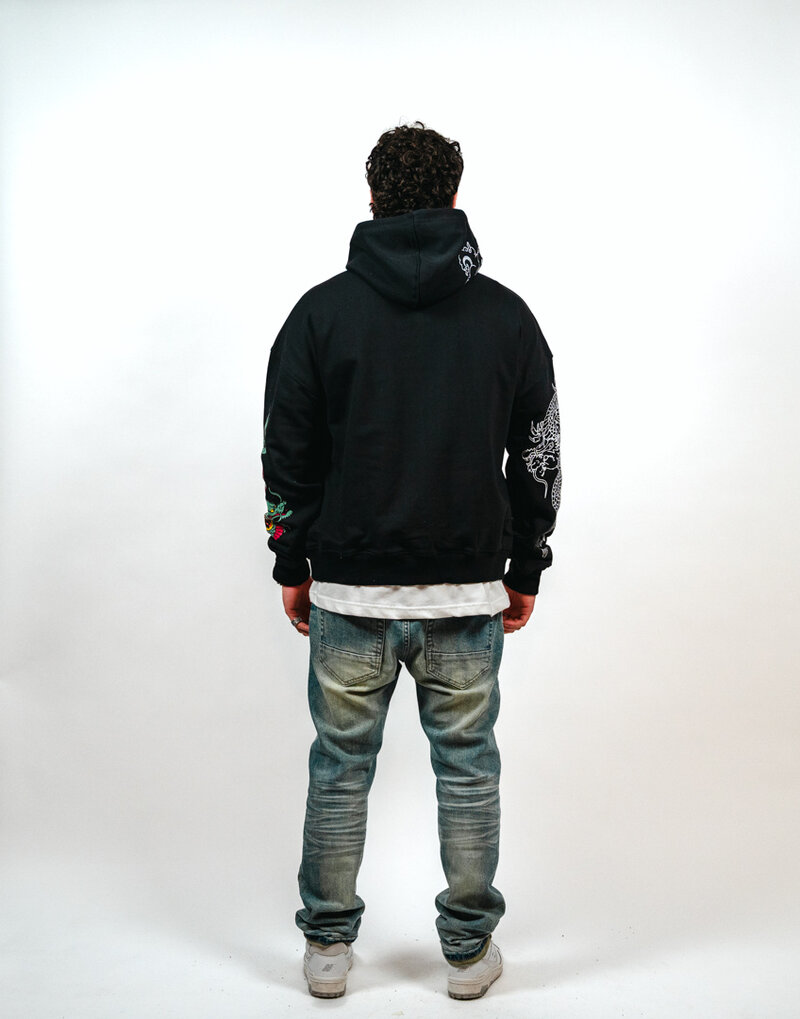 Black dragon hoodie new arrivals