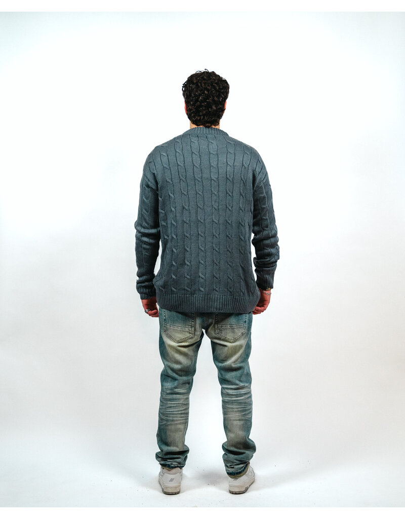 MR Clothing Men Cable Knit