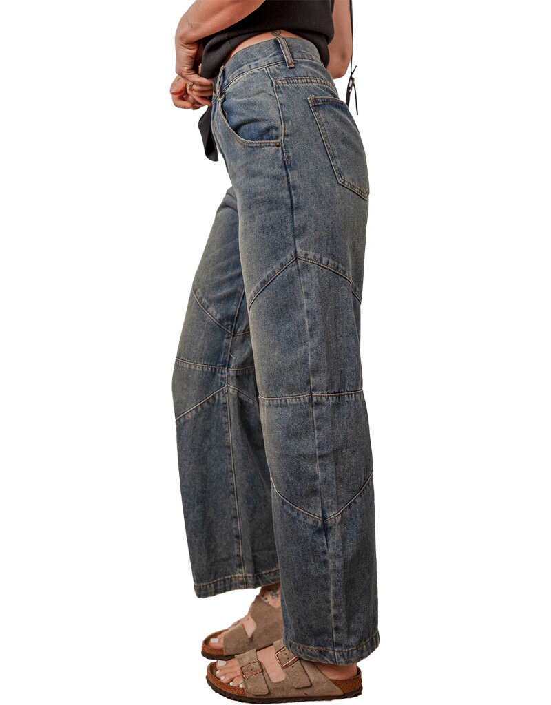 MR Clothing Women Sail Panel Denim