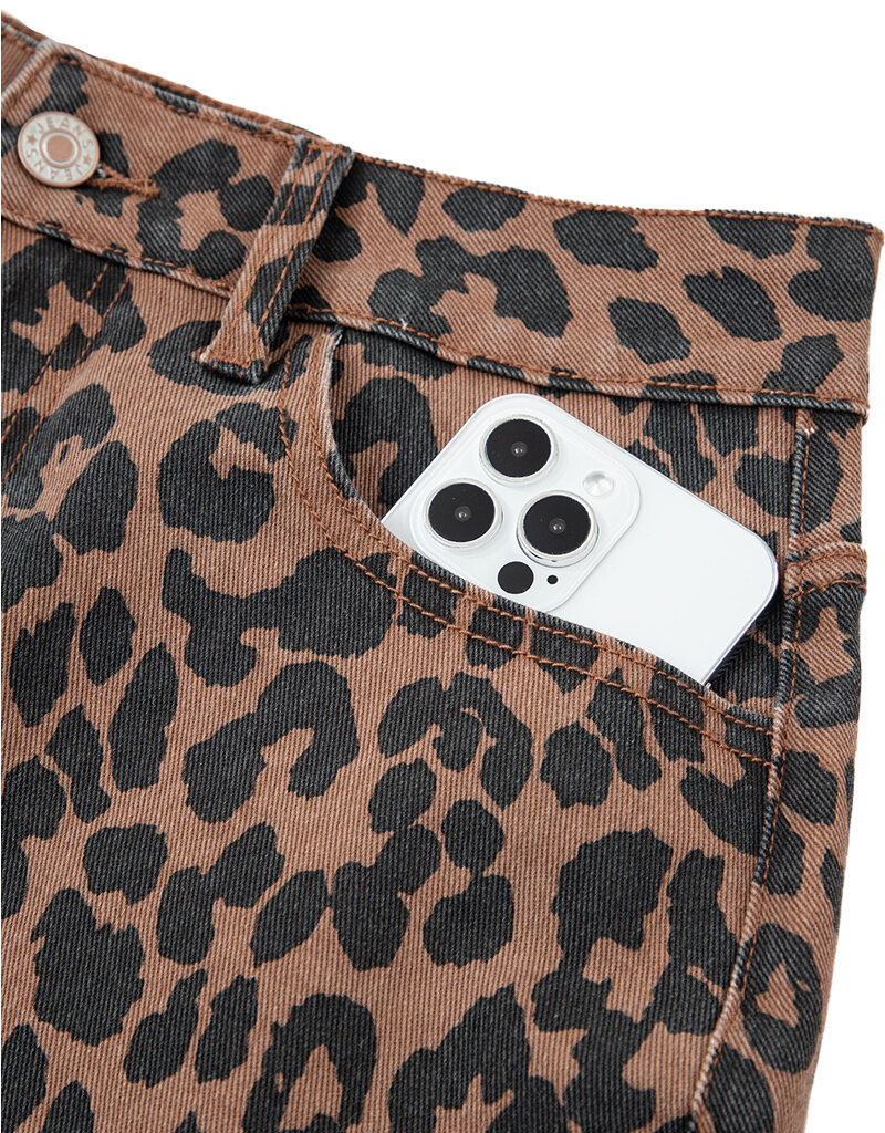MR Clothing Women Leopard Skirt
