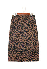 MR Clothing Women Leopard Skirt