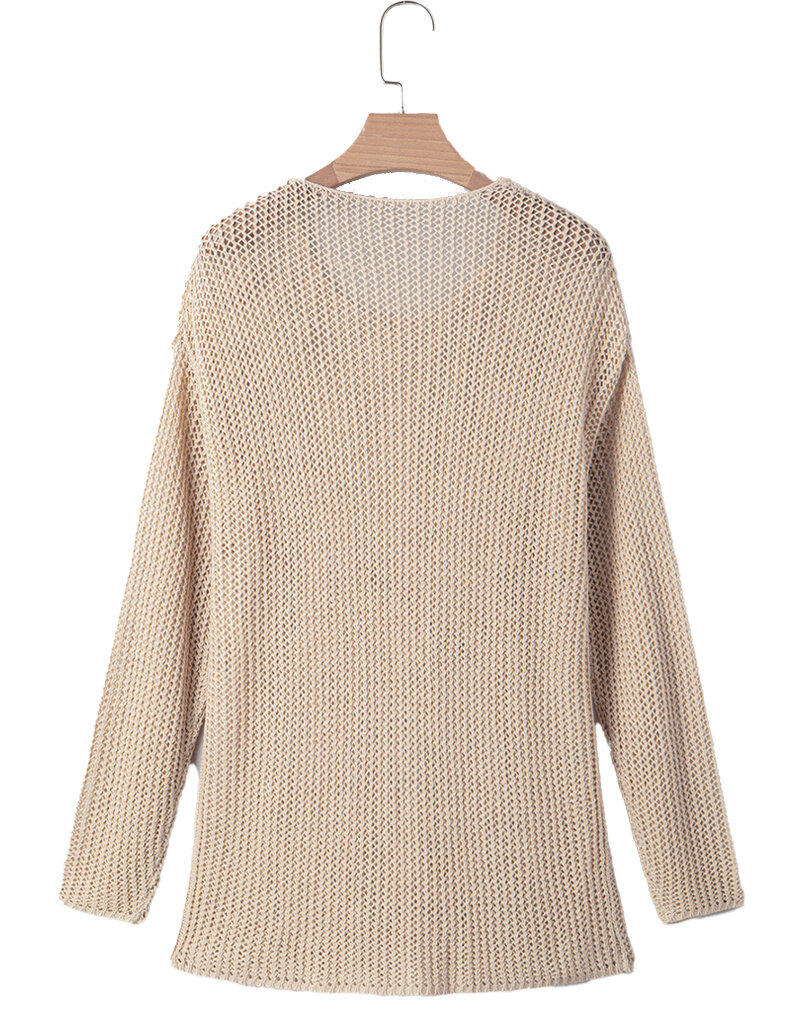 MR Clothing Women Hollow Sweater