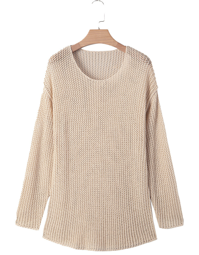MR Clothing Women Hollow Sweater
