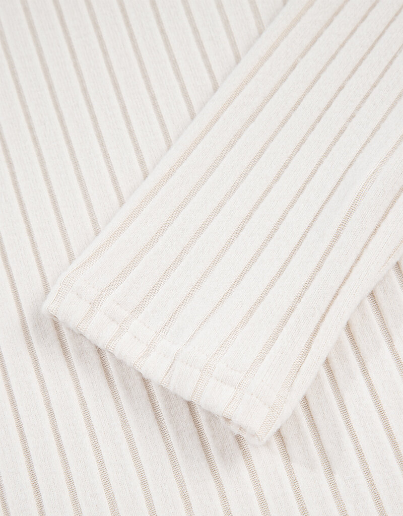 MR Clothing Women Ribbed 1/4 Zip Sweater