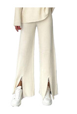 MR Clothing Women Ribbed Split Pant