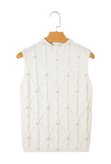 MR Clothing Women Pearl Cable Vest