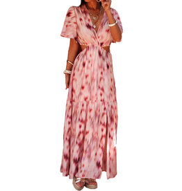 MR Clothing Women Pink Acid Dress