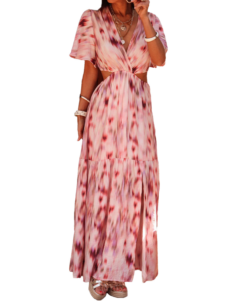 MR Clothing Women Pink Acid Dress