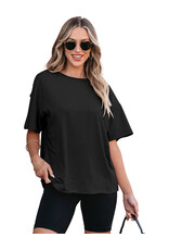 MR Clothing Women Raw Hem Tee MR Clothing Women Raw Hem Tee