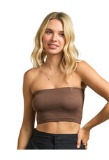 MR Clothing Women Rib Tube Top MR Clothing Women Rib Tube Top