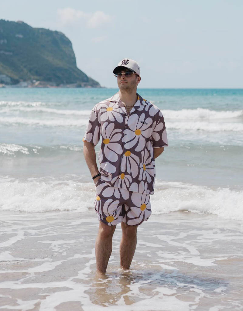 MR Clothing Men Daisy B Up Shirt