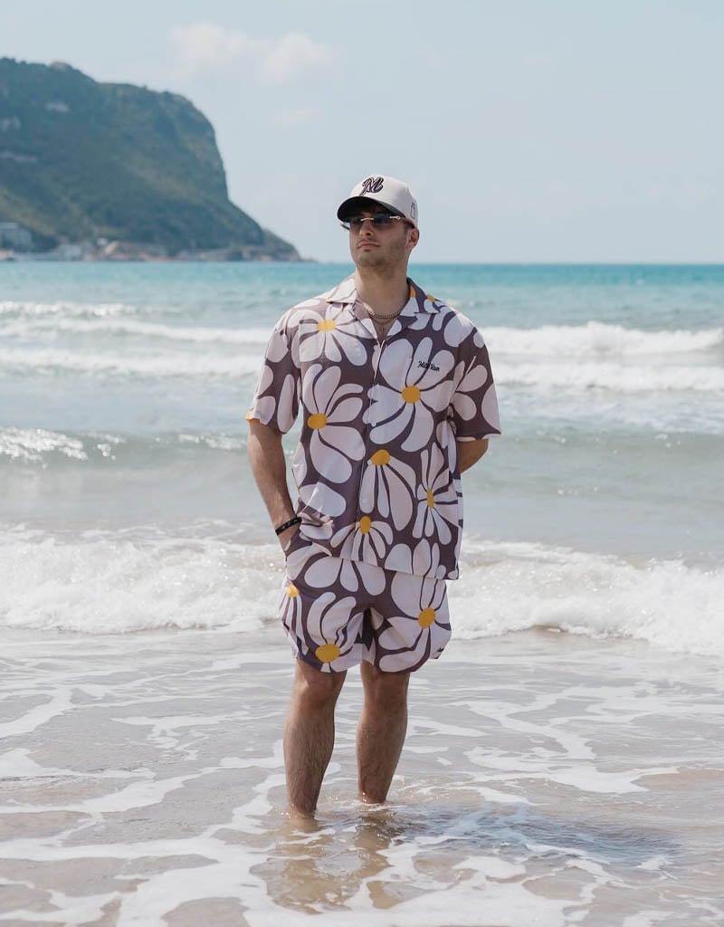 MR Clothing Men Daisy B Up Shirt