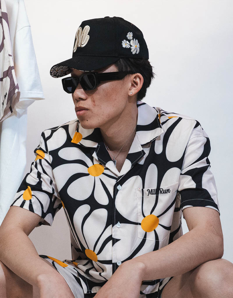 MR Clothing Men Daisy B Up Shirt