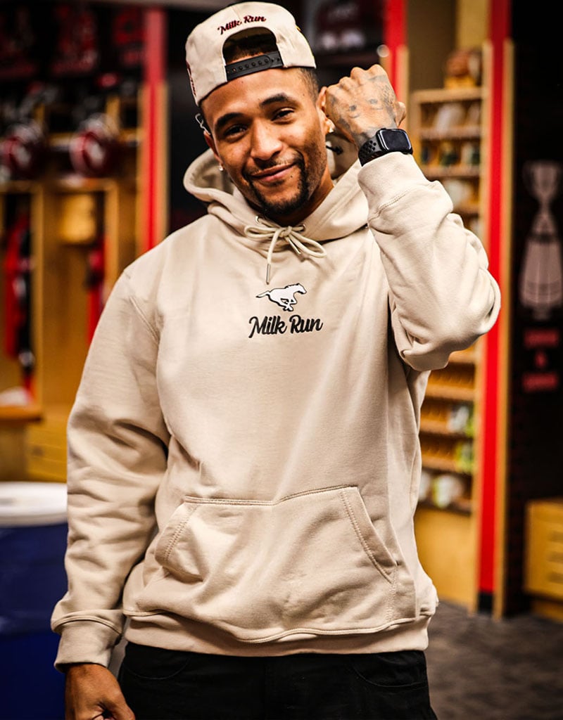MR Clothing Men Calgary Stampeders X Milk Run Hoodie