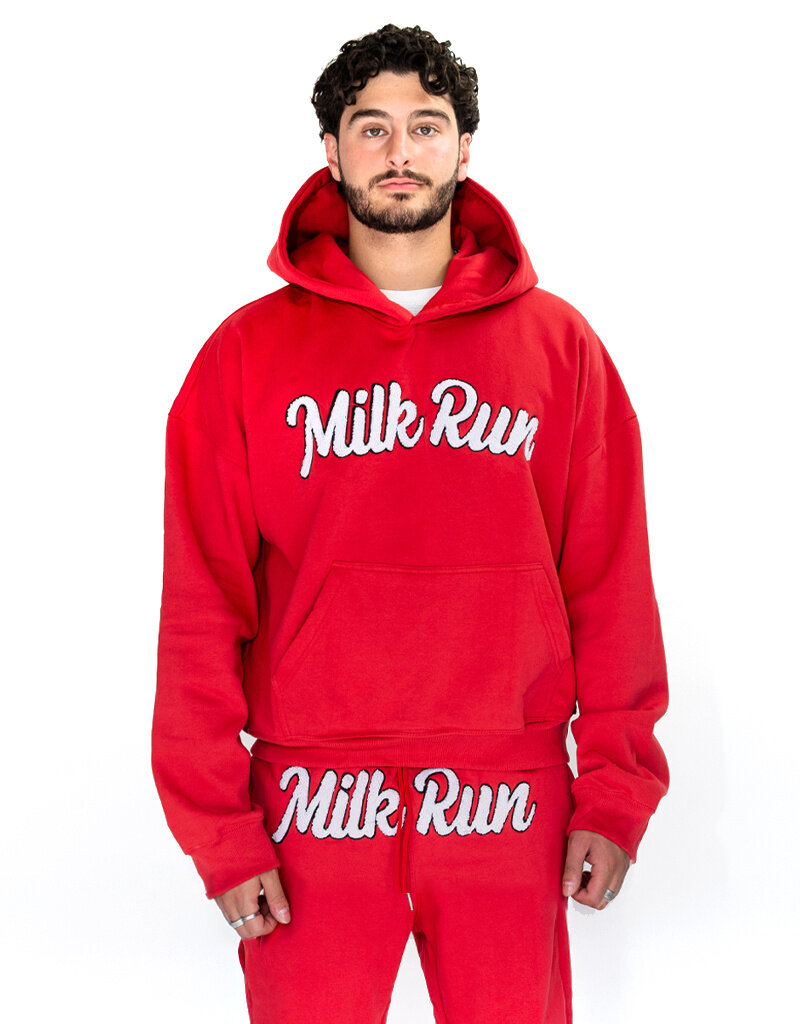 MR Clothing Men Chenille V2 Crop Box Hoodie