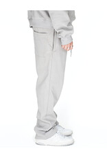 MR Clothing Men Chenille Applique Straight Leg Sweat Pant