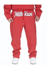 MR Clothing Men Chenille Applique Straight Leg Sweat Pant