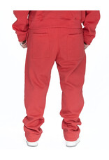 MR Clothing Men Chenille Applique Straight Leg Sweat Pant