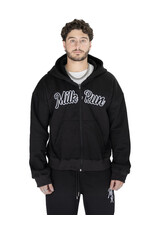 MR Clothing Men Split Font Box Zip Hoodie