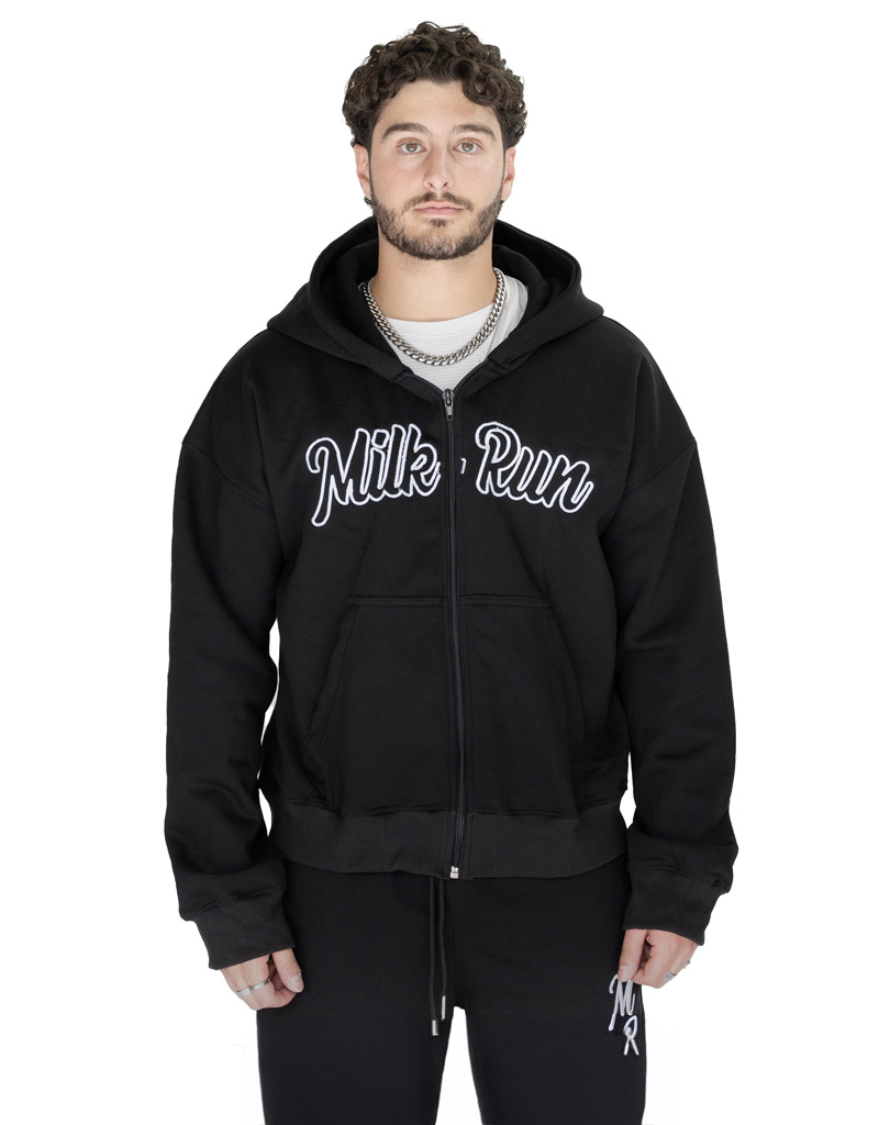 MR Clothing Men Split Font Box Zip