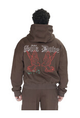 MR Clothing Men Silk Dove Box Crop Hoodie