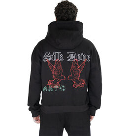 MR Clothing Men Silk Dove Box Crop Hoodie