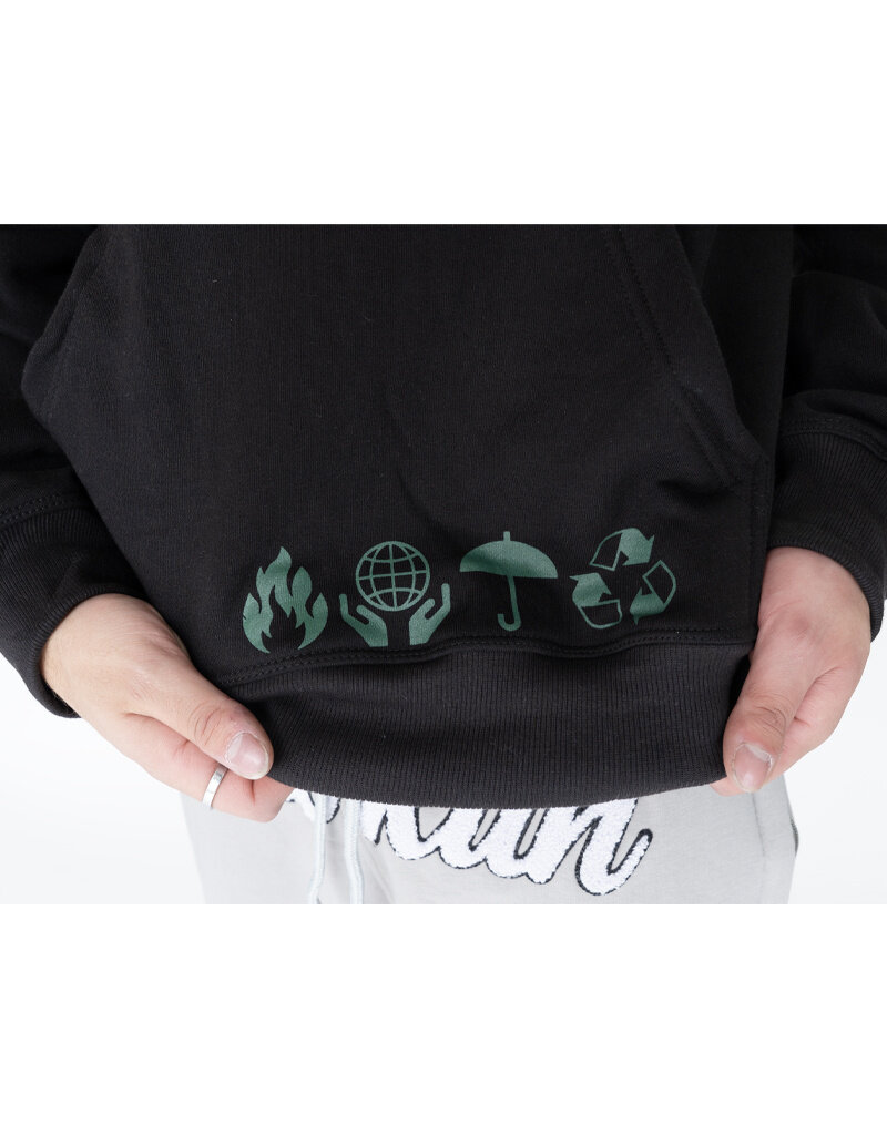 MR Clothing Men Silk Dove Box Crop Hoodie