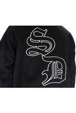 MR Clothing Men Silk Dove Font Box Crop Zip