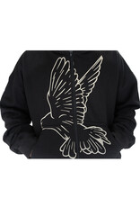 MR Clothing Men Silk Dove Font Box Crop Zip