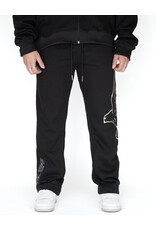 MR Clothing Men Silk Dove Wide Leg Sweat Pant