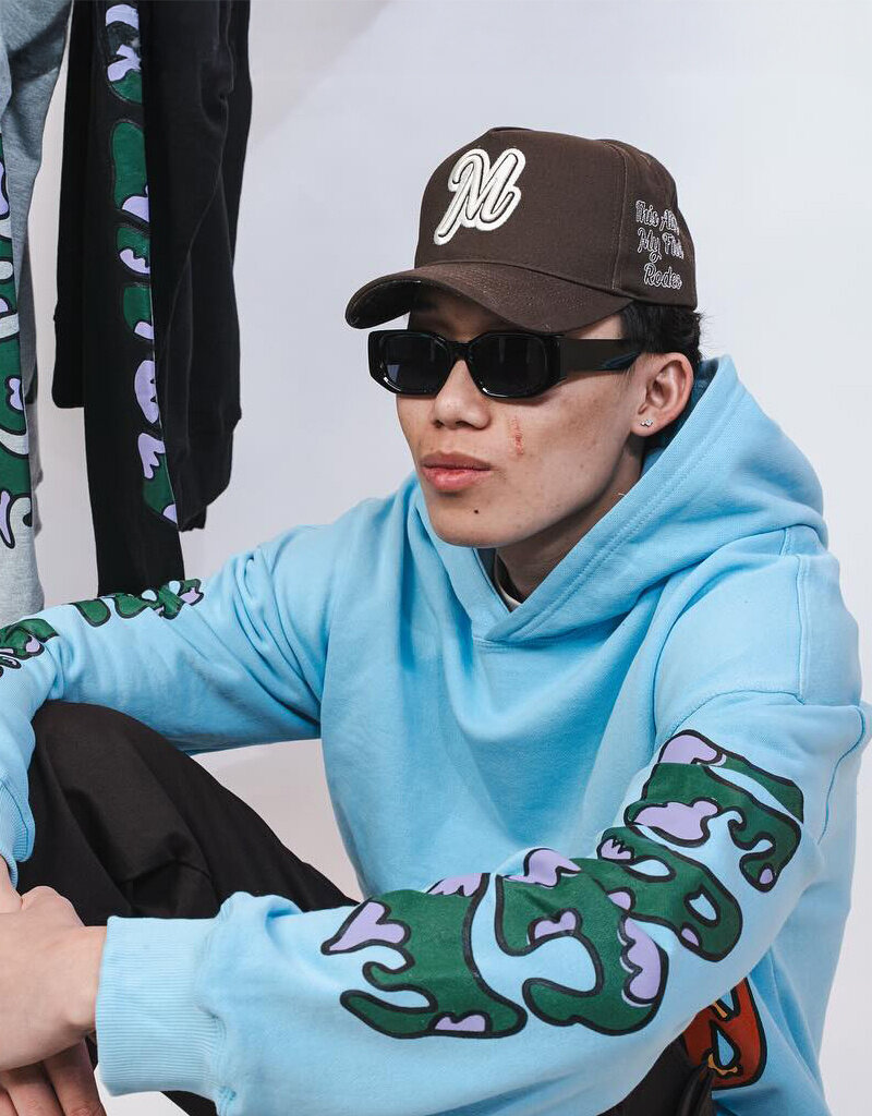 MR Clothing Men Peace Box Hoodie