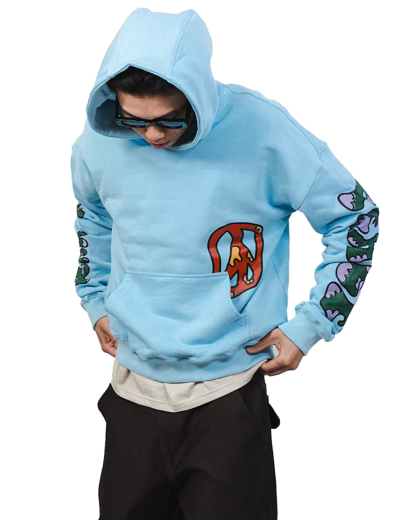 MR Clothing Men Peace Box Hoodie