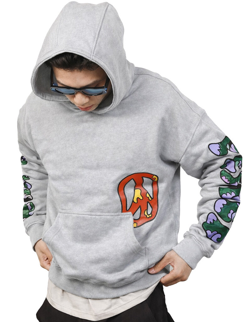 MR Clothing Men Peace Box Hoodie