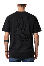 MR Clothing Men Silk Dove Rhinestone Tee