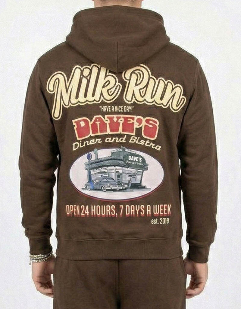 MR Clothing Men Daves Diner Classic Hoodie