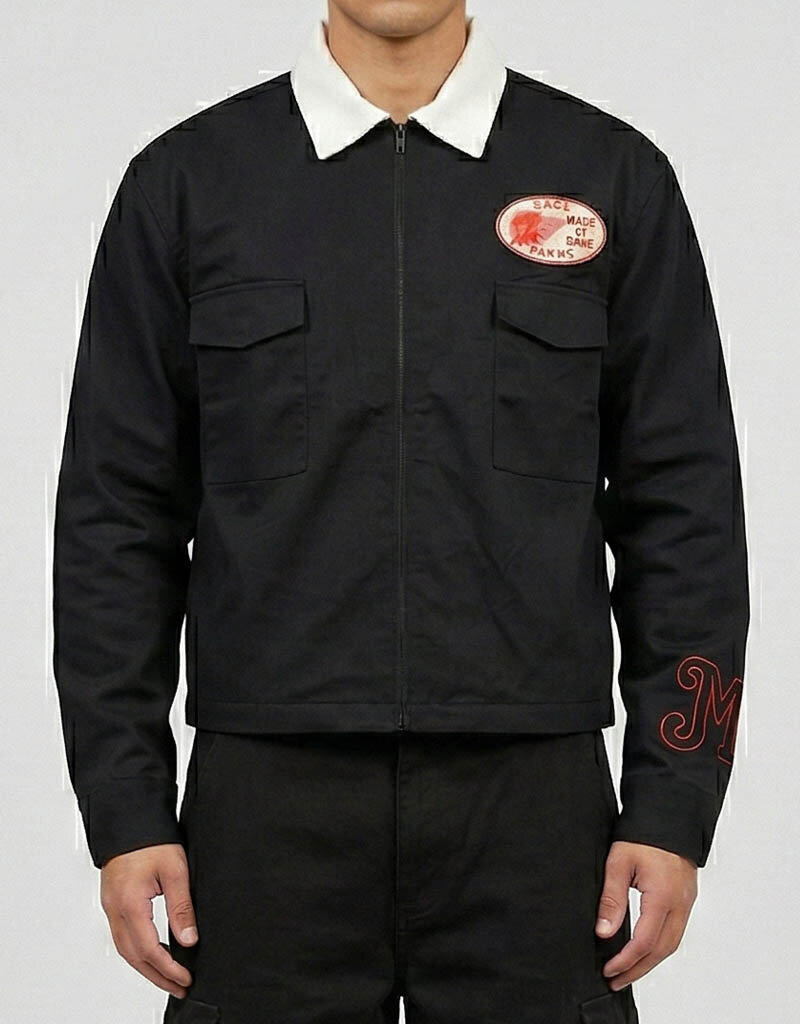 MR Clothing Men MRMC Crop Box Work Shirt