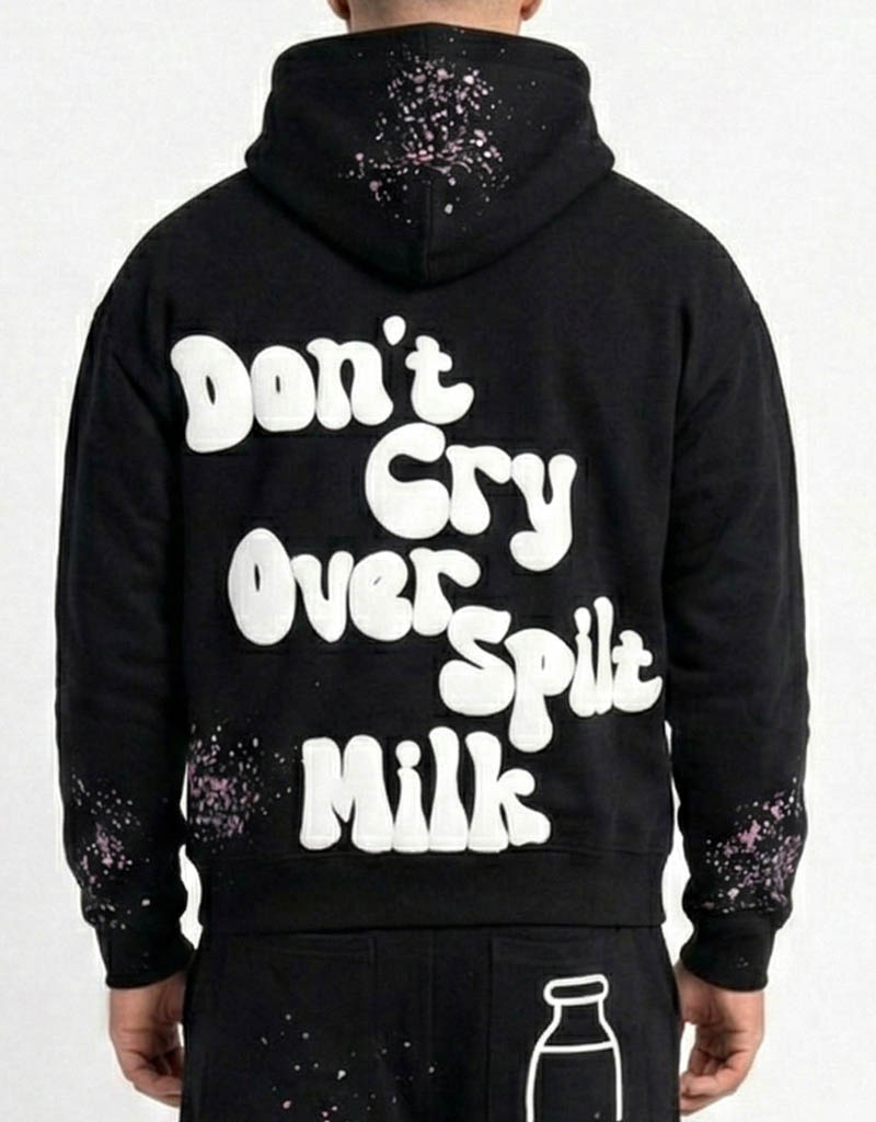 MR Clothing Men Spilt Milk Box Hoodie