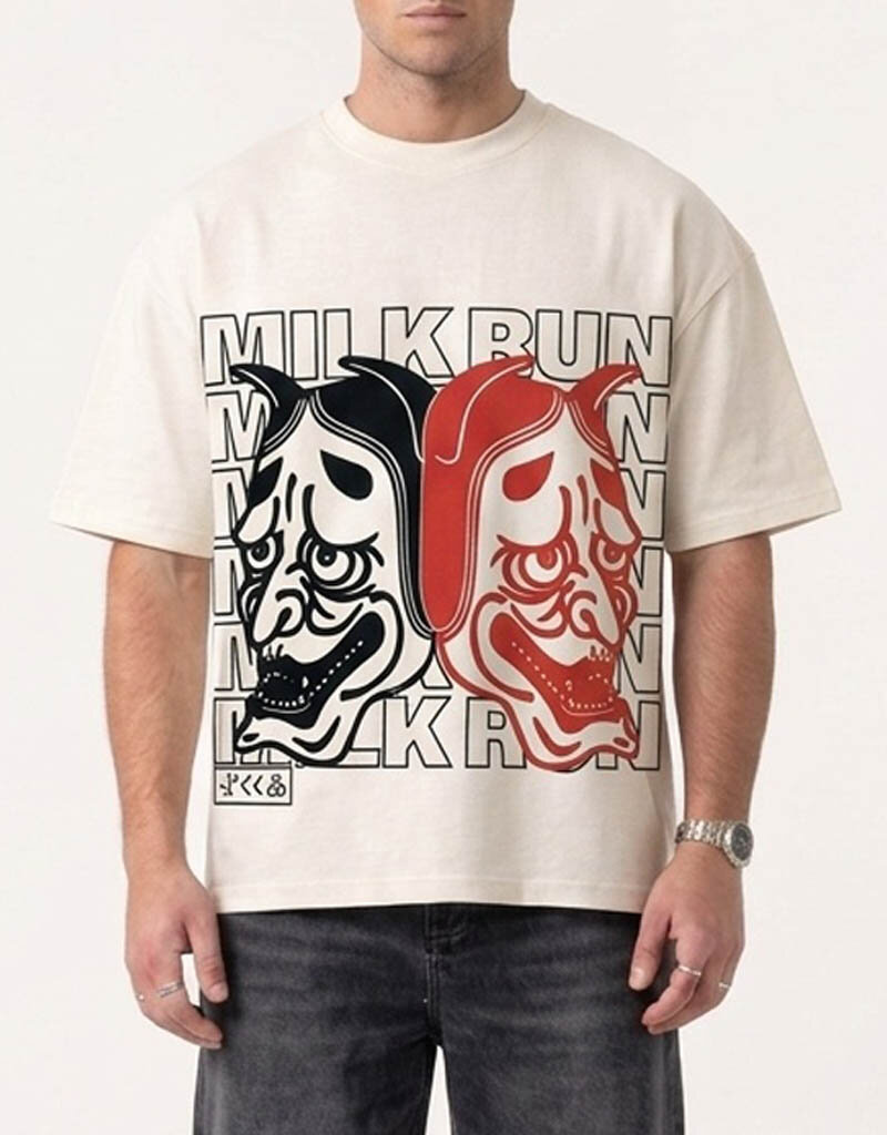 MR Clothing Men Oni Box Tee