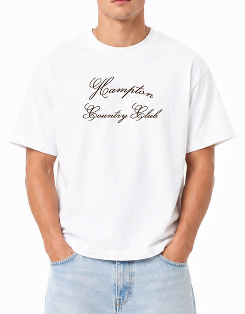 MR Clothing Men HCC Script Box Tee