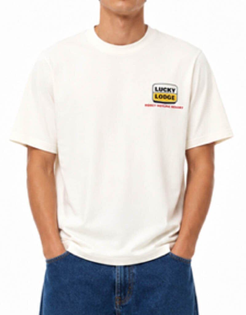 MR Clothing Men Lucky Lodge Box Tee