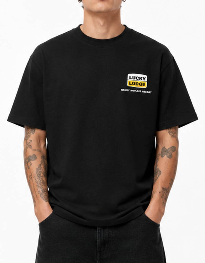 MR Clothing Men Lucky Lodge Box Tee