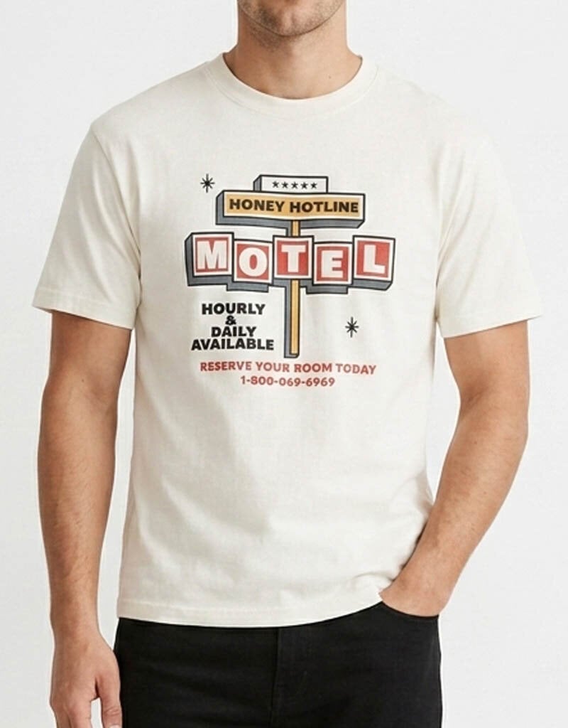MR Clothing Men Lucky Lodge Motel Classic Tee