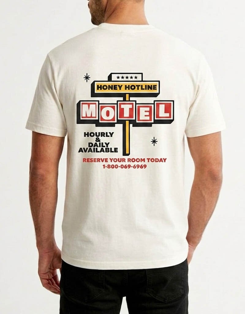 MR Clothing Men Lucky Lodge Motel Classic Tee