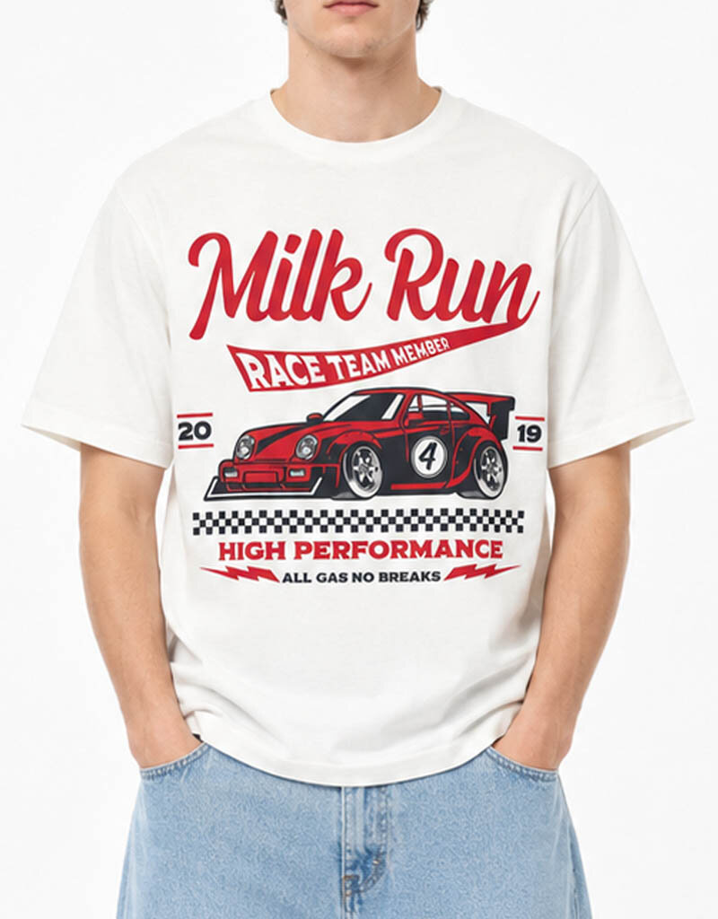 MR Clothing Men Race Member Box Tee