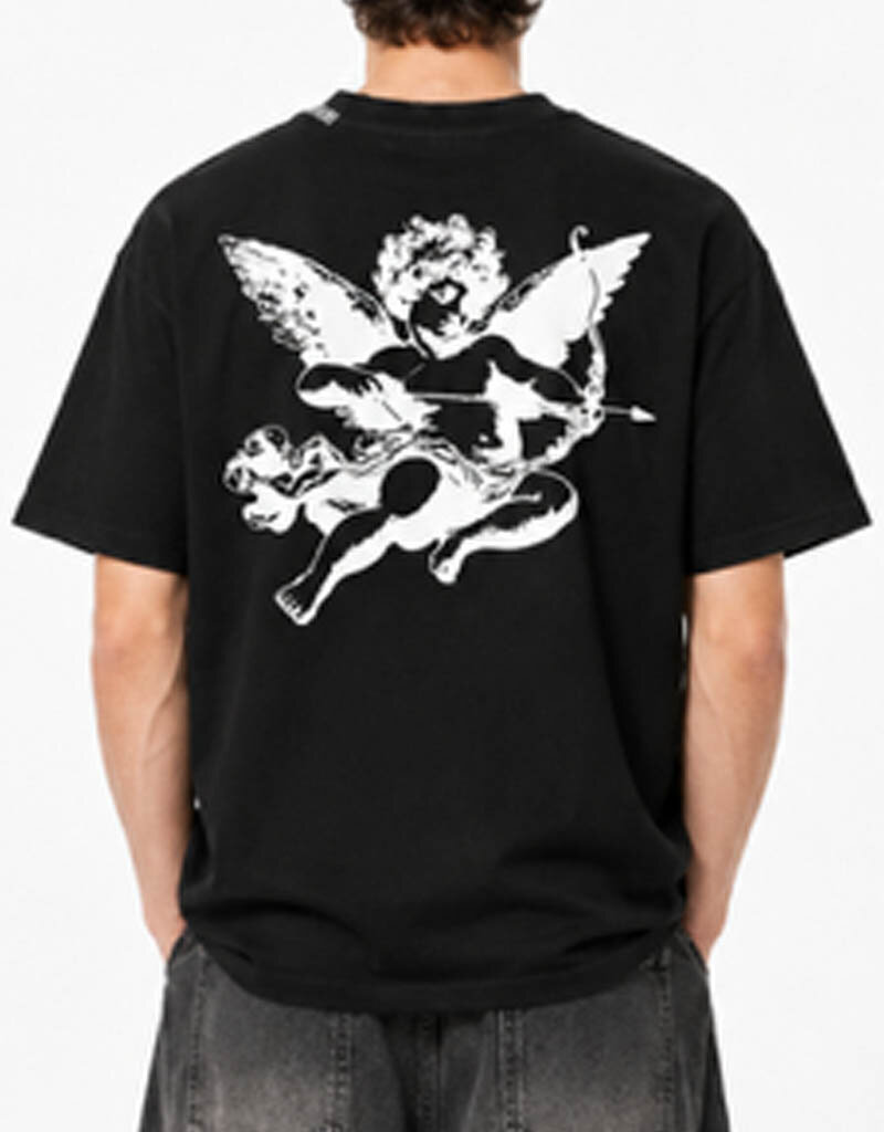 MR Clothing Men Silk Dove Angel Box Tee