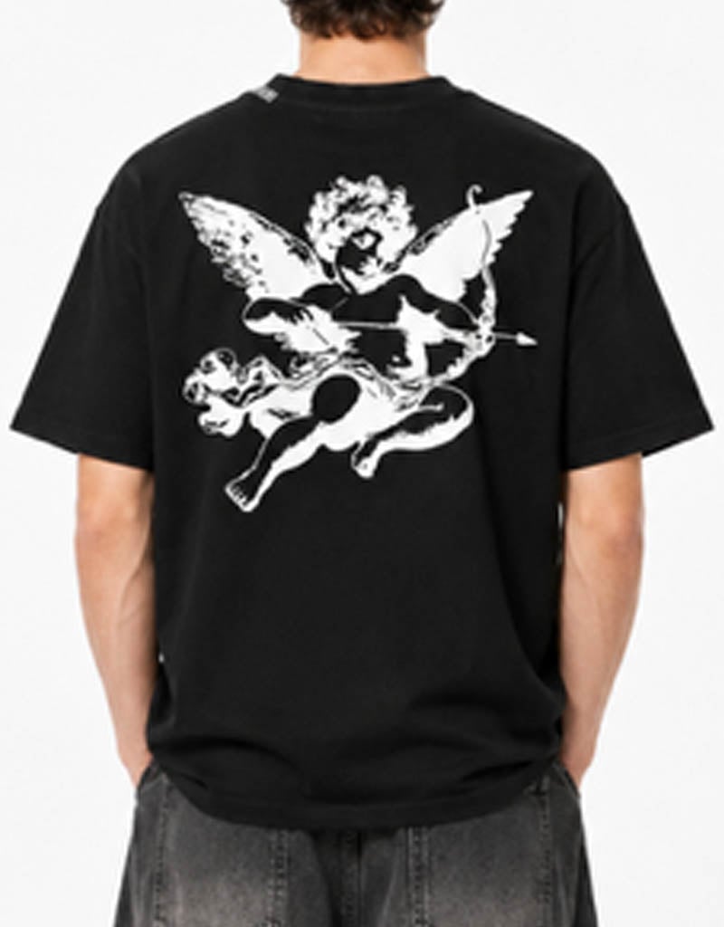 MR Clothing Men Silk Dove Angel Box Tee