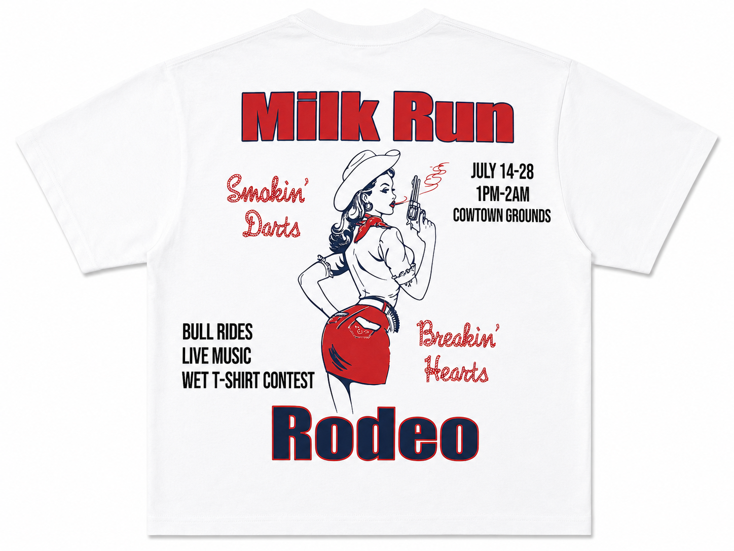 MR Clothing Men Rodeo Box Tee